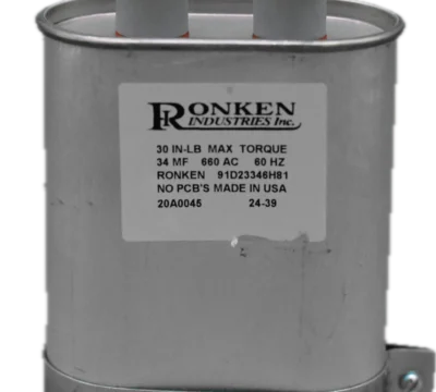 Capacitor, 34.0µF, 600VAC