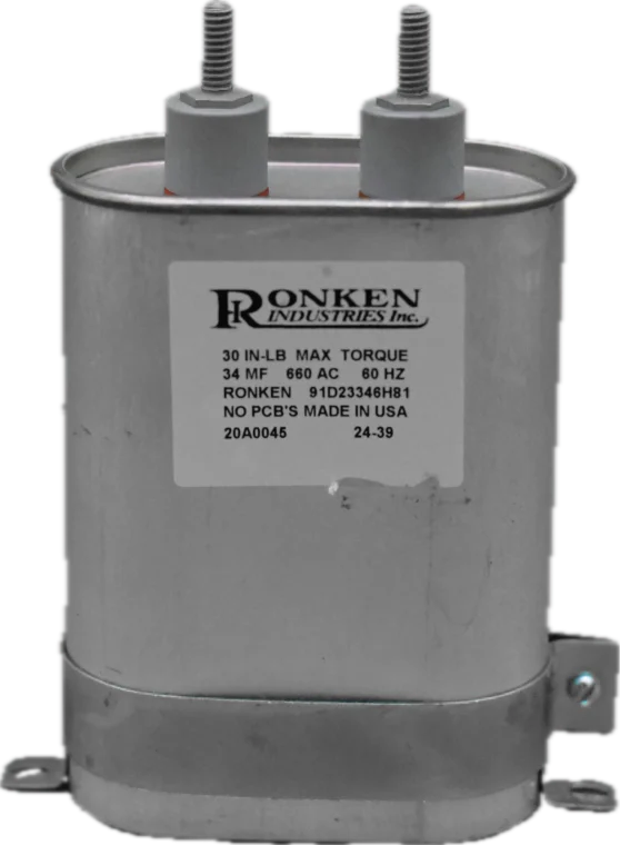 Capacitor, 34.0µF, 600VAC