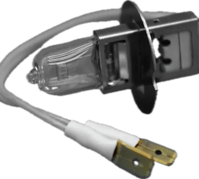 Quartz Lamp, 100W, 6.6A, PK30D Male Leads