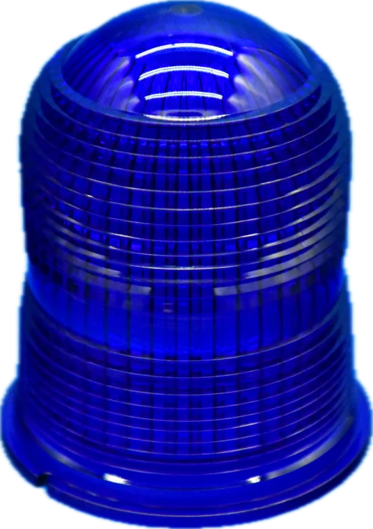 Blue Symmetrical Lexan Lens, MIRL L-861T Elevated Taxiway Edge Light